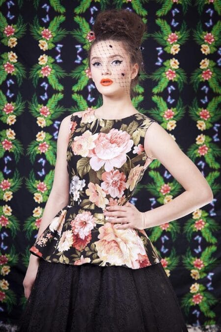 Vintage Vixen Photoshoot by Chotronette - Unique Couture and Made-to-Measure Dresses