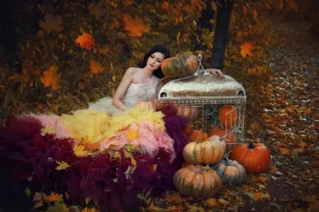 Pumpkin Queen Photoshoot by Chotronette - Unique Couture and Made-to-Measure Dresses