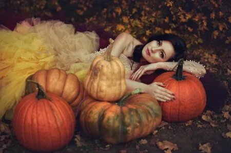 Pumpkin Queen Photoshoot by Chotronette - Unique Couture and Made-to-Measure Dresses