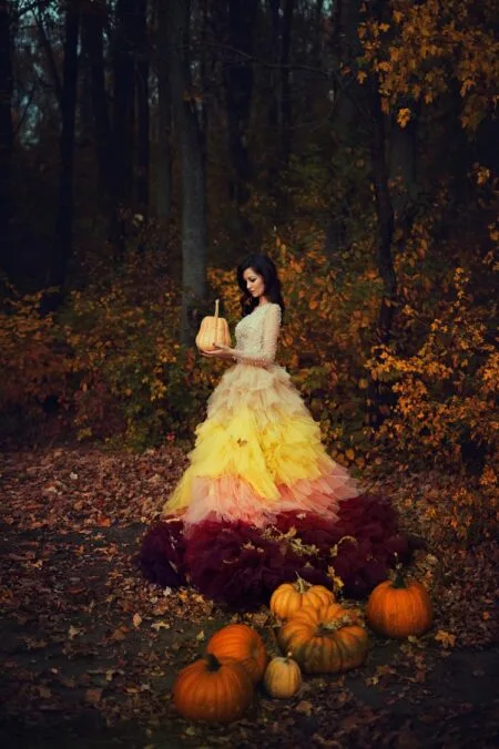 Pumpkin Queen Photoshoot by Chotronette - Unique Couture and Made-to-Measure Dresses