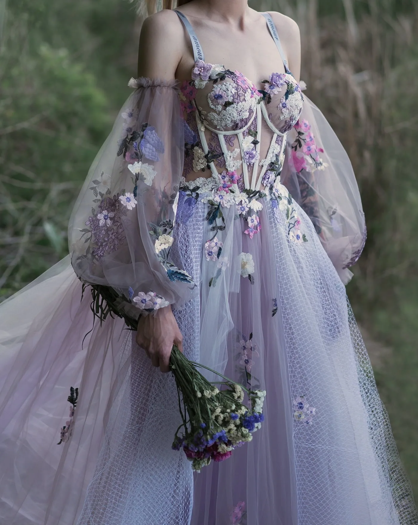 white christmas dresses Princess Lavender Maxi Gown - Lavender Purple main image 0