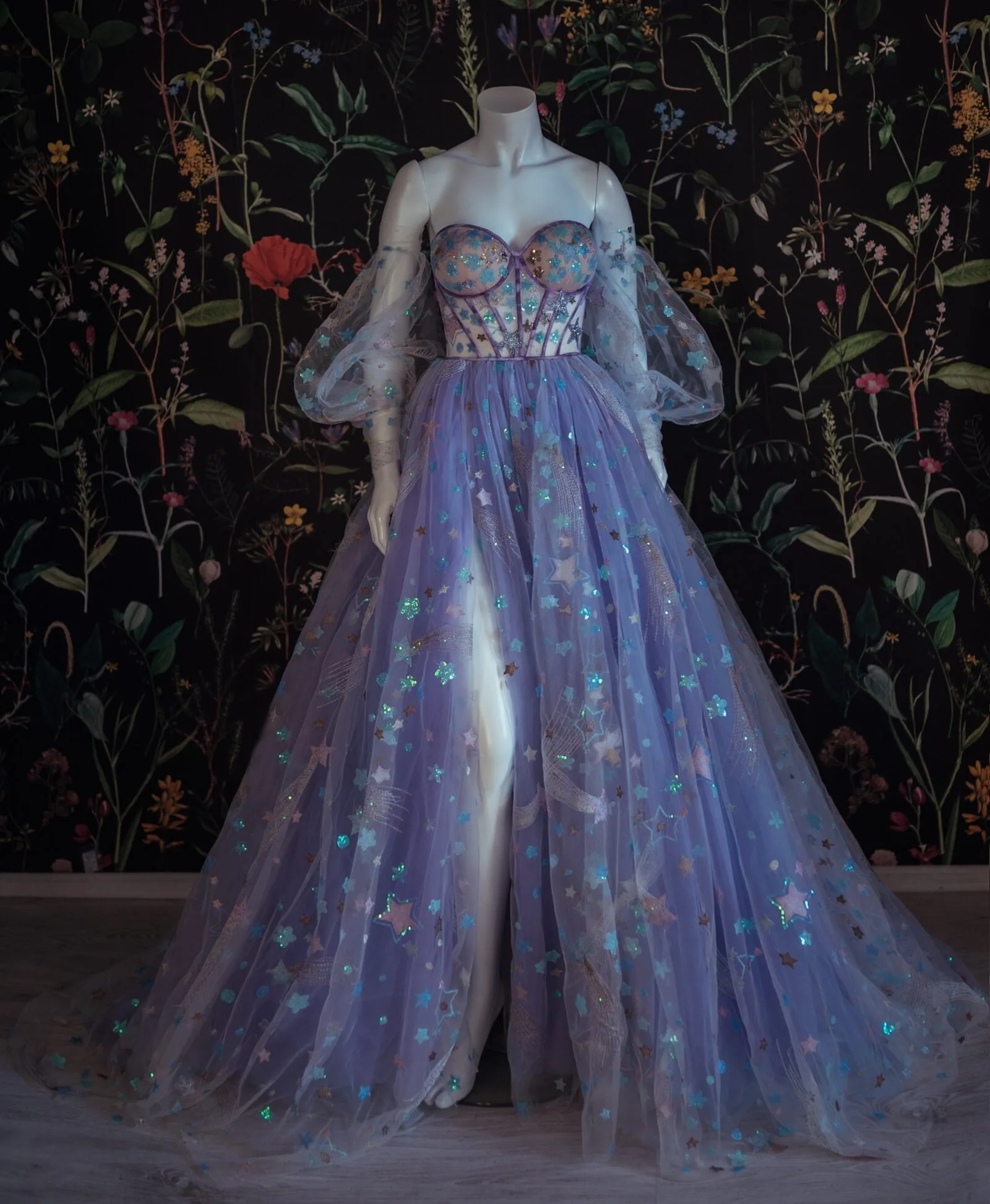 Galaxy Cake Chotronette dress - Made to measure unique bridal design