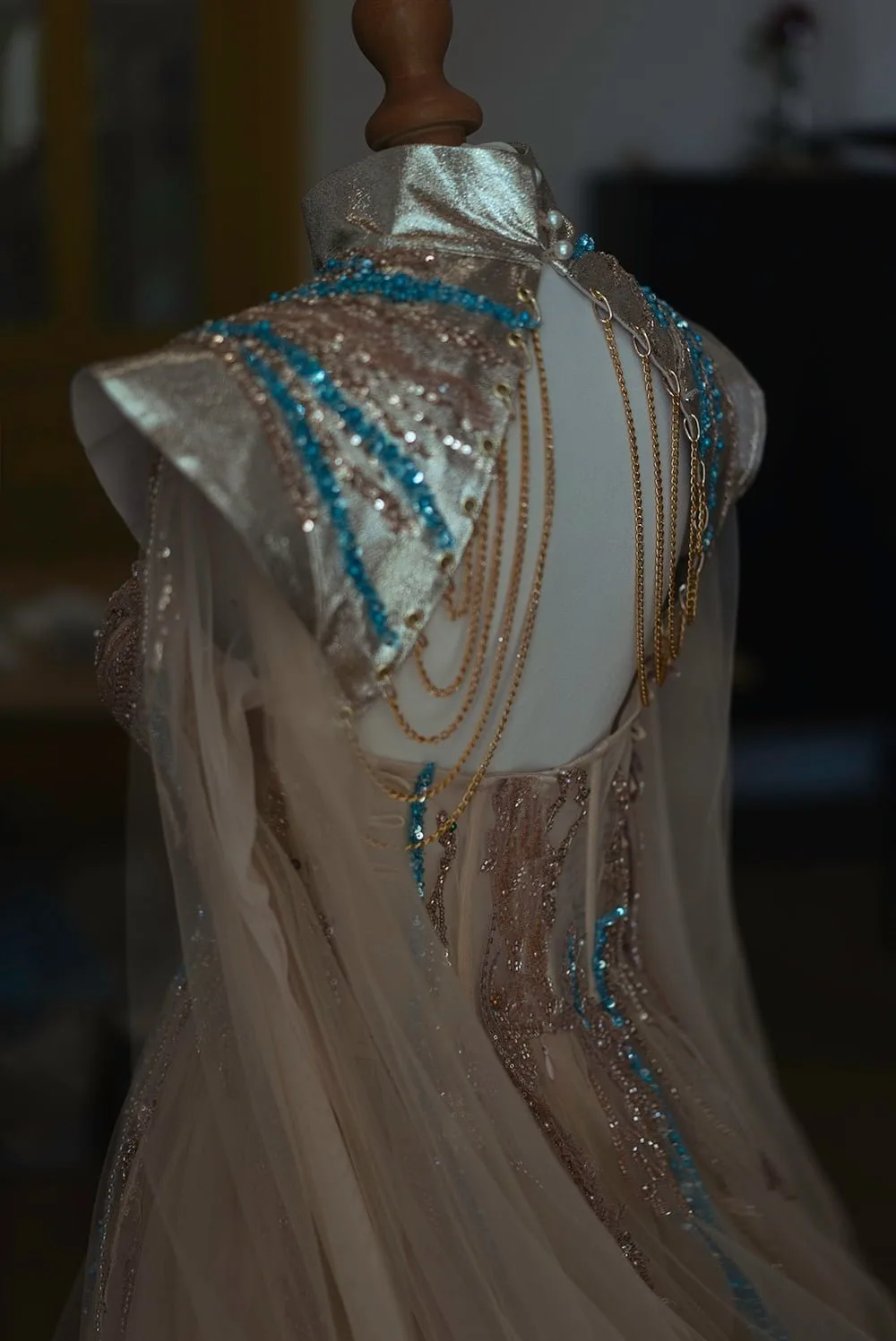 Gold Fondant Armour Dress by Chotronette - Made to Measure