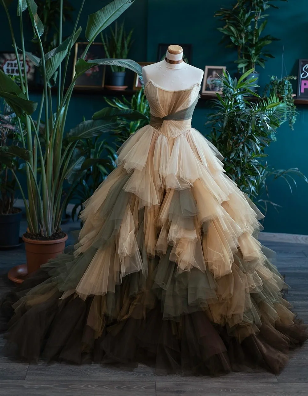 Pumpkin Spiced Latte by Chotronette - Made to Measure Alternative Event & Wedding Dress