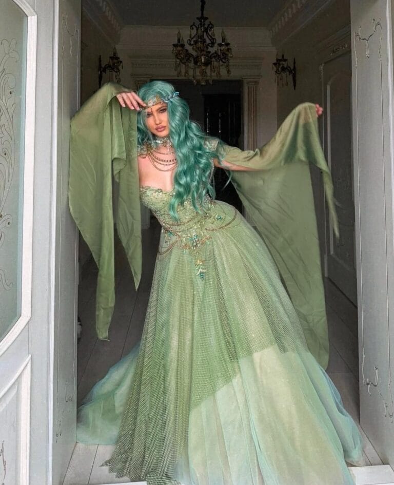 Spicy Sage Dress by Chotronette - Made to Measure
