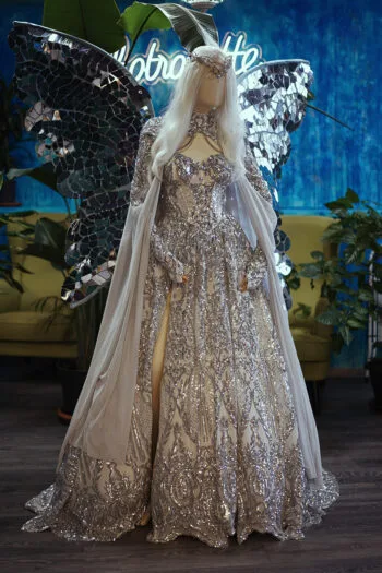 Moondrop Mousse - Alternative event and wedding dress by Chotronette