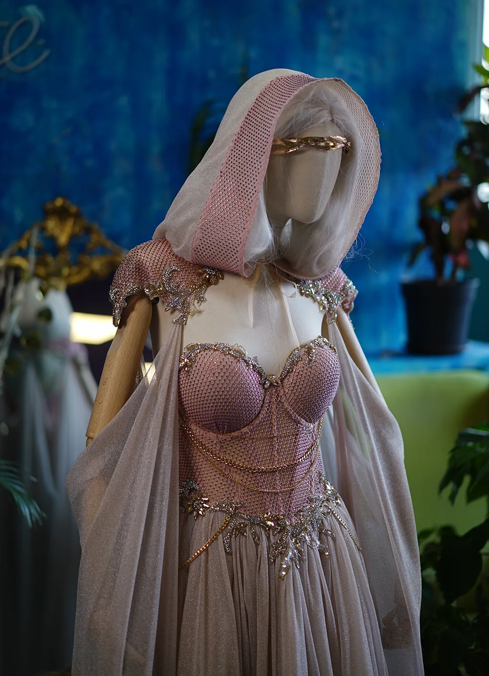 Roselight Royale Chotronette dress - Made to measure unique bridal design