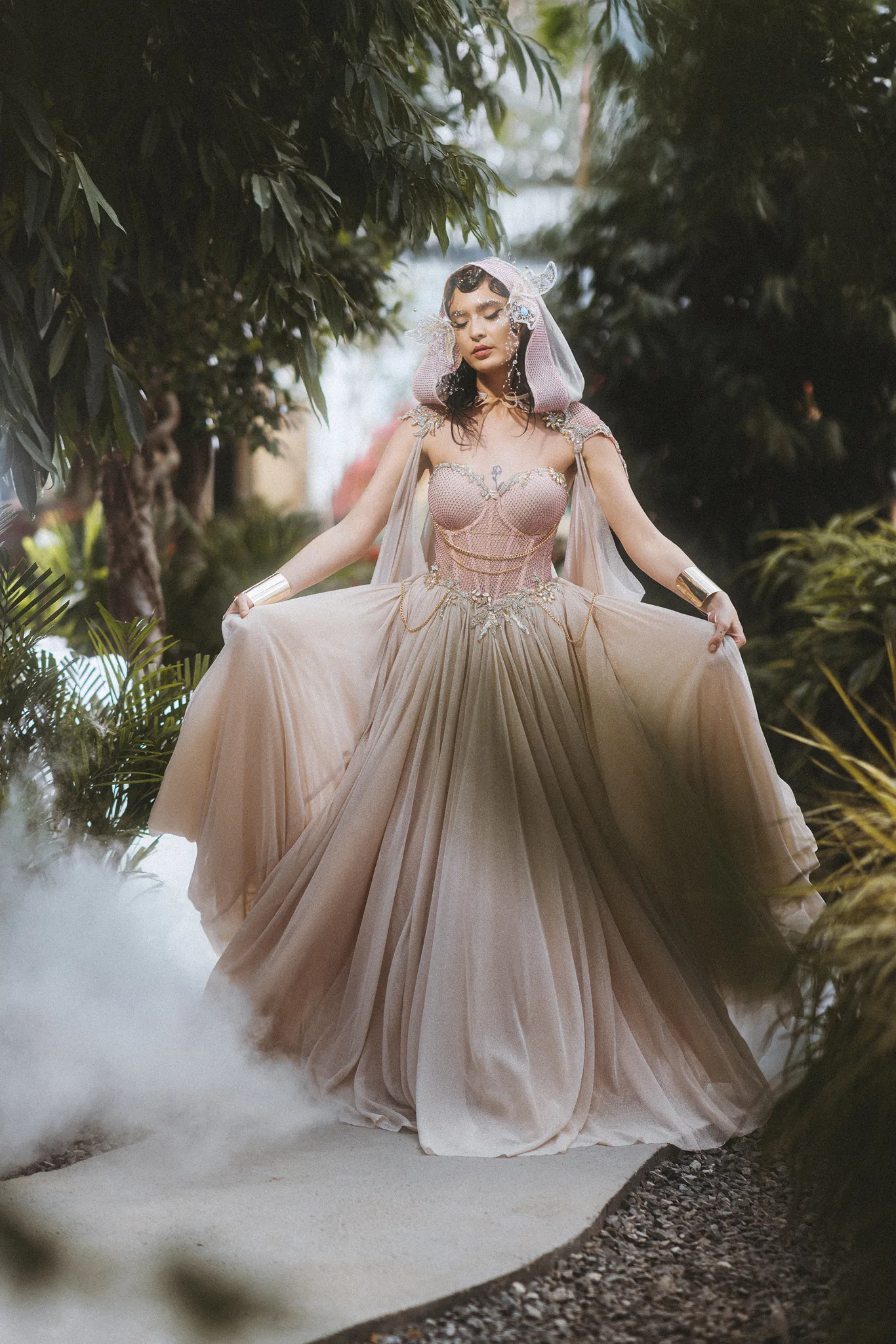 Roselight Royale Chotronette dress - Made to measure unique bridal design