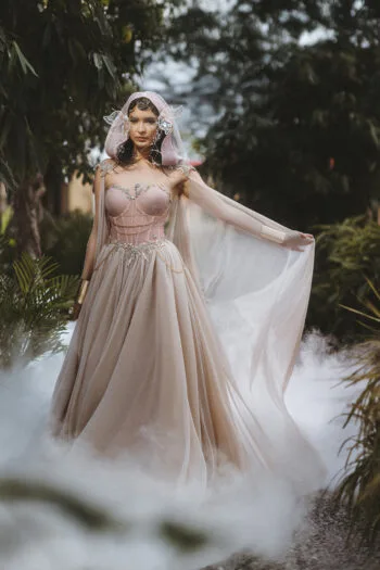 Roselight Royale - Alternative event and wedding dress by Chotronette
