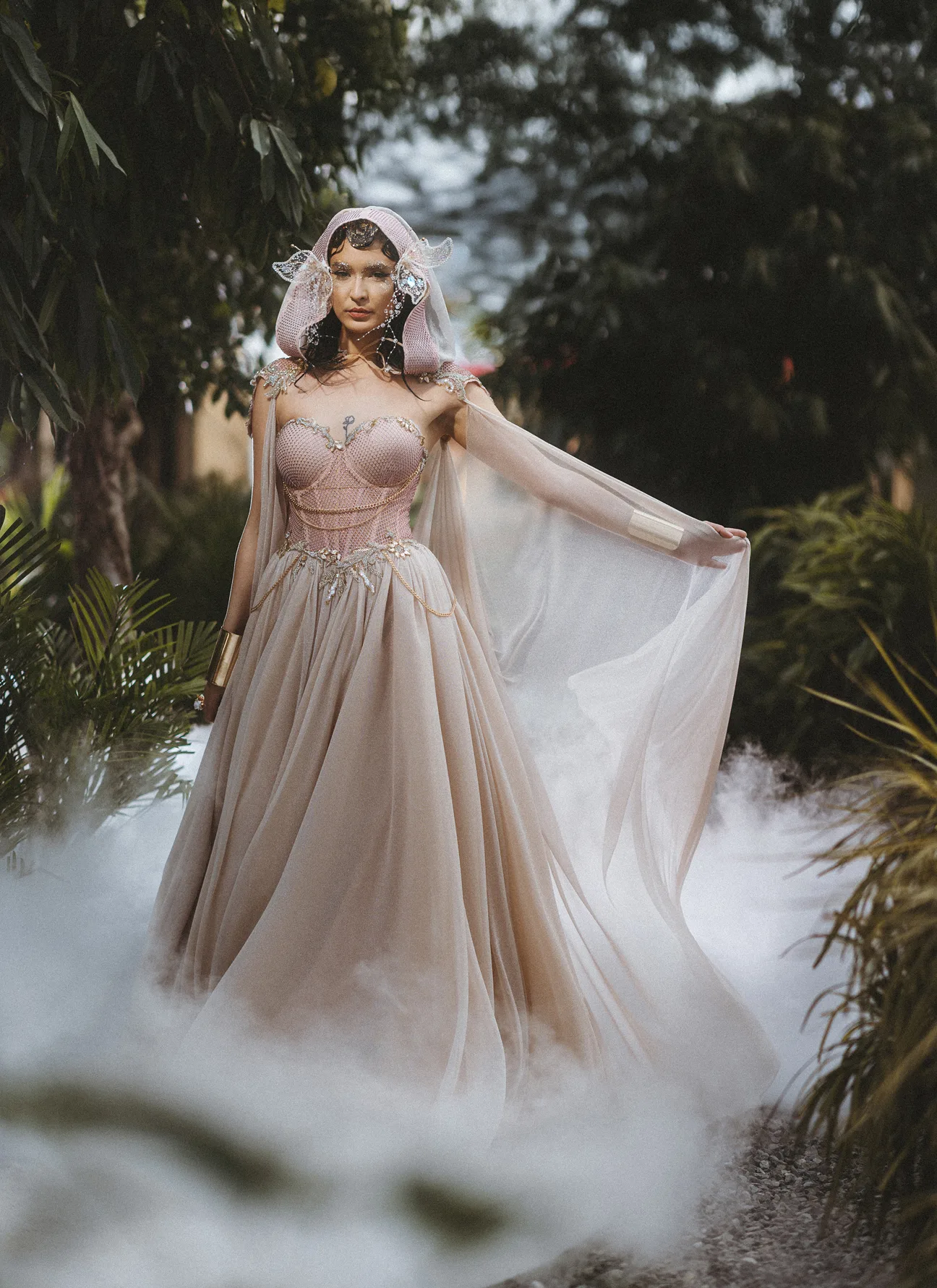 Roselight Royale Chotronette dress - Made to measure unique bridal design