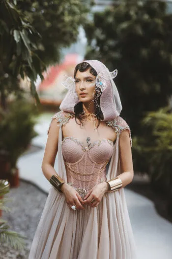 Roselight Royale - Alternative event and wedding dress by Chotronette