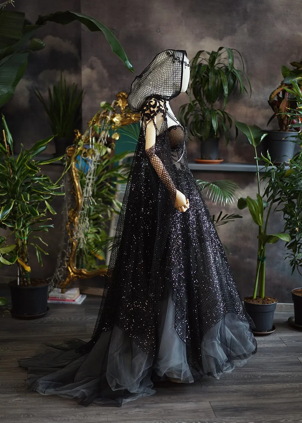 Dark Oracle Chotronette dress - Made to measure unique bridal design