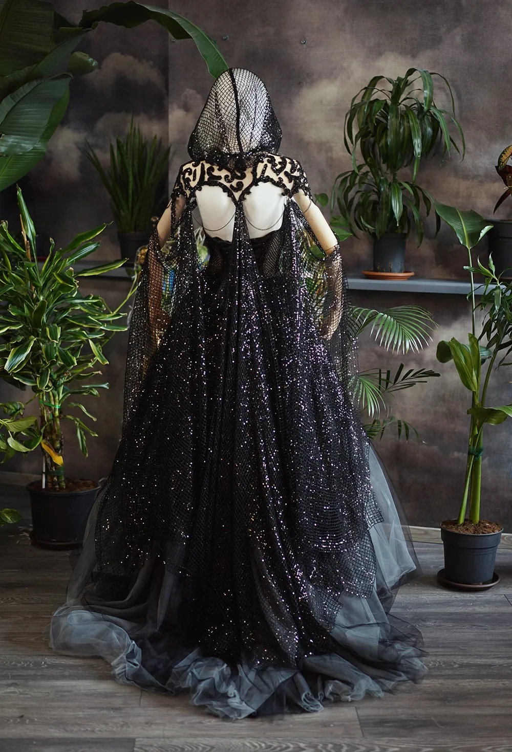 Dark Oracle Chotronette dress - Made to measure unique bridal design