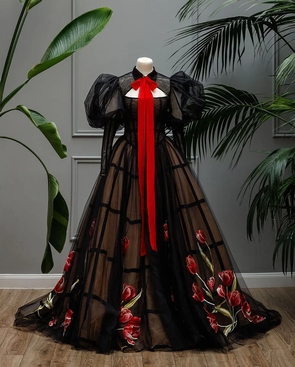 Tulip Toffee Chotronette dress - Made to measure unique bridal design