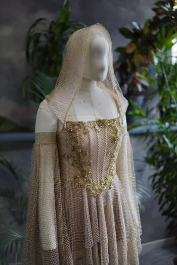 Golden Glaze - Alternative event and wedding dress by Chotronette
