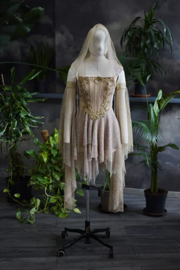 Golden Glaze - Alternative event and wedding dress by Chotronette