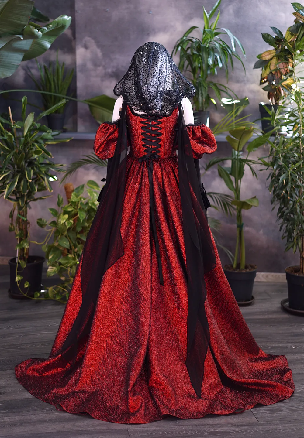Burgundy Truffle by Chotronette - Made to Measure Alternative Event & Wedding Dress