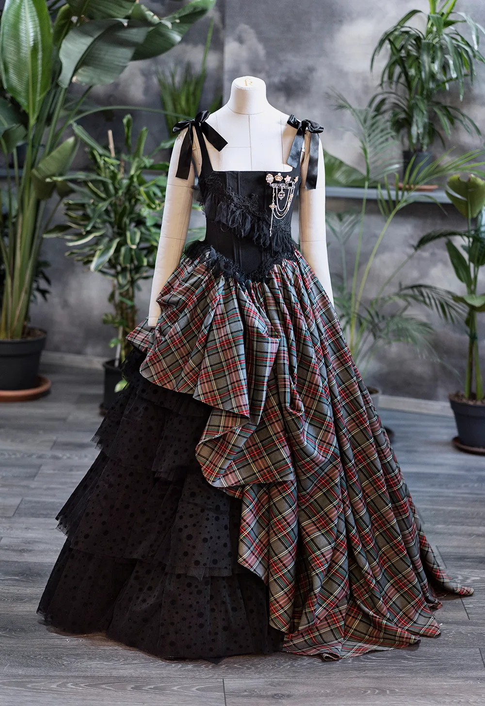 Punk Éclair Chotronette dress - Made to measure unique bridal design