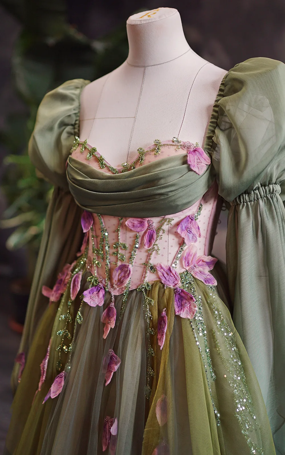 strapless open back dress Rent House Of CB Persephone Corset Dress (Rose)  Dress for a Night